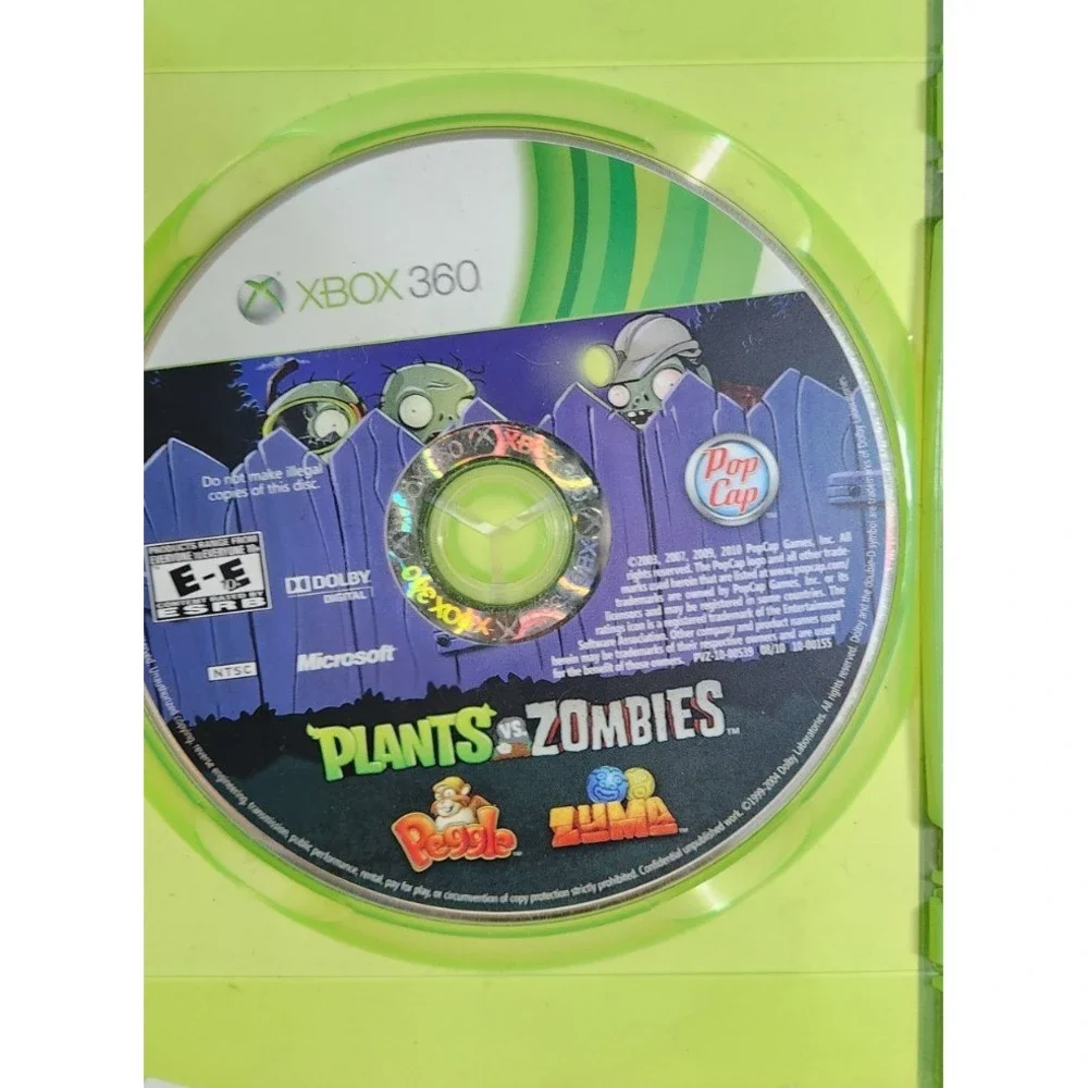 Xbox 360 Plants vs Zombies‎